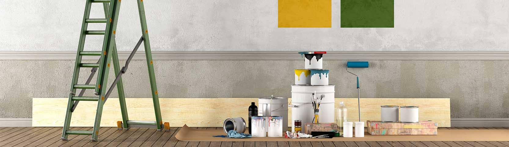 Seamless wall painting